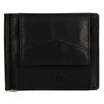 Pánska kožená dolarovka Lagen Picard - čierna