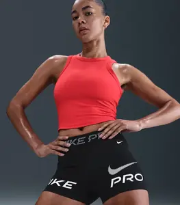 Nike Pro Womens Mid-Rise 3 Biker Shorts L