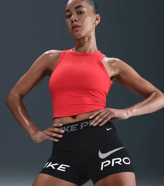 Nike Pro Womens Mid-Rise 3 Biker Shorts L