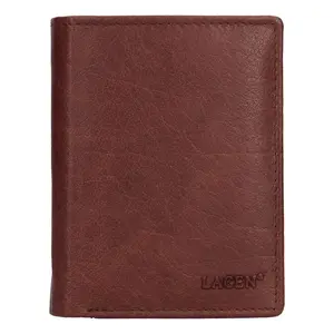 Pánská kožená peněženka Lagen Liam - hnědá