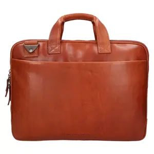 Pánska kožená taška na notebook The Chesterfield Brand Iseo - koňak