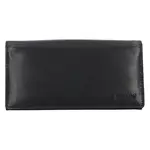 Číšnická kožená peněženka Lagen Menole - černá