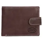 Pánská kožená peněženka DD Anekta Petr - hnědá