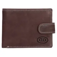 Pánská kožená peněženka DD Anekta Petr - hnědá