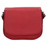 Kožená dámska crosbody kabelka Katana Alix - červená