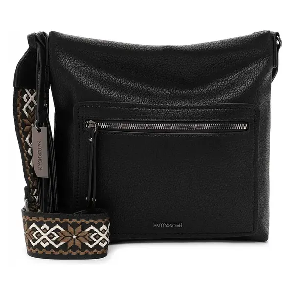 Dámska crossbody kabelka Emily & Noah Mira - čierna