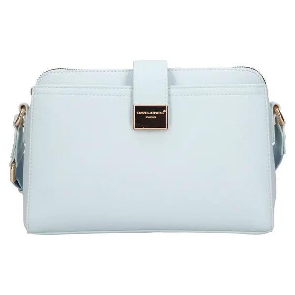 Dámska crossbody kabelka David Jones Minerva - svetlo modrá