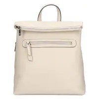 Dámsky kožený batoh Italia Korra - krémová