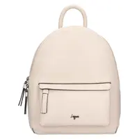 Dámsky kožený batoh Lagen Malin - krémová
