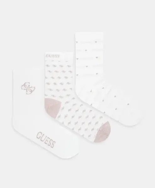 Guess 3 pack fantasy lurex socks 35-38