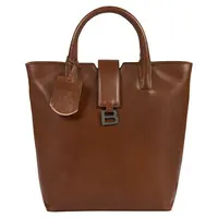 Dámská kožená kabelka Burkely Borste - hnědá