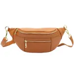 Dámská kožená ledvinka Italia Sabbe - koňak