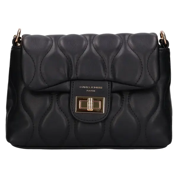 Dámská crossbody kabelka David Jones Carlotta, syntetická kůže − černá