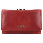 Dámská kožená peněženka Lagen Jarie - červená