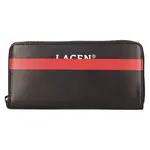 Dámská kožená peněženka Lagen Laima - černo-červená