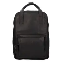 Kožený batoh Greenwood Manno - černá