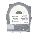 Max LM-509W, 9mm x 16m, bílá kompatibilní páska