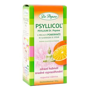 Dr. Popov Psyllicol s příchutí pomeranče 100 g