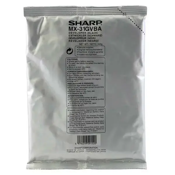 Sharp MX31GVBA černý (black) originální developer