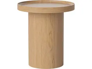 Konferenční stolek Plateau Ø48 cm, malý, více variant - Bolia Varianta: lakovaný dub