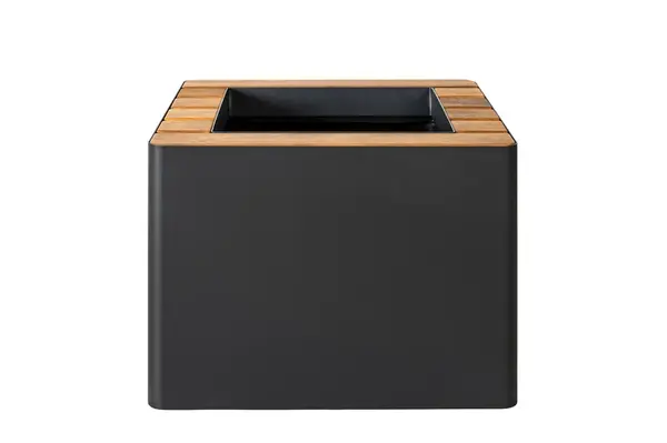 Samozavlažovací květináč WOODGREEN, více variant - Hobby Flower Barva: černá/přírodní dřevo