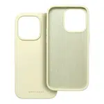 Zadní silikonový kryt ROAR case CLOUD SKIN pro Apple iPhone 16e, světle žlutá