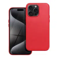 Zadní kryt LEATHER MAG COVER case pro Apple iPhone 15 Pro Max, red