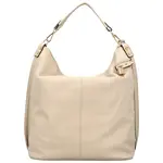 Dámská kožená kabelka na rameno béžová - Delami Dirky