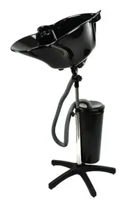 Kadeřnická mycí mísa Hairway QUICK - přenosná, černá (57071) + dárek zdarma