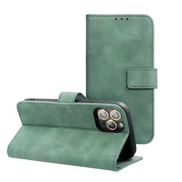 Flipové pouzdro TENDER Book pro Xiaomi Redmi 14C, zelená