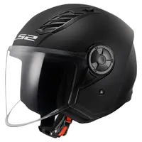 Moto přilba LS2 OF616 Airflow II Solid Matt Black XXL (63-64)