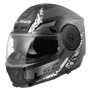 Výklopná moto přilba LS2 FF902 Scope II Oxyd Black Titanium S (55-56)