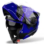 Výklopná přilba AIROH SPECKTRE Groove P/J modrá lesklá XL (60)