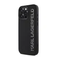 Zadní kryt Karl Lagerfeld 3D Rubber Glitter Logo Karl pro Apple iPhone 15 Pro, černá