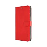 Pouzdro typu kniha FIXED Opus pro Apple iPhone SE (2025), červená