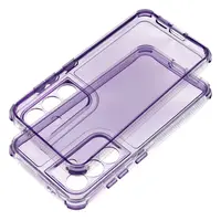 Zadní kryt MATRIX CLEAR Case pro Samsung Galaxy S25 Edge, světle fialová