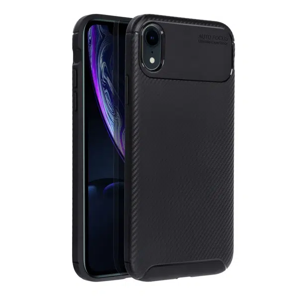 Zadní kryt Case CARBON PREMIUM pro Apple iPhone XR, černá