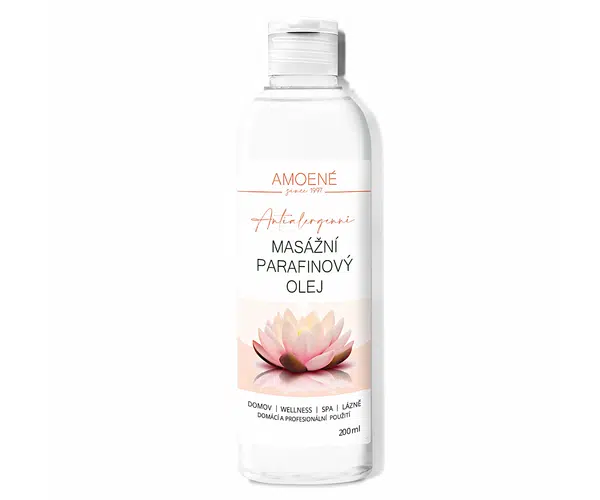 Masážní parafínový olej Amoené - bez parfemace, 200 ml (012A515PMN) + dárek zdarma