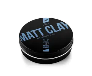 Matující jíl na vlasy Angry Beards Matt Clay Mič Bjukenen - 100 g (AB-HR037-019MB-100-2408) + dárek zdarma