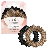 Ozdobné spirálové gumičky Invisibobble Sprunchie Slim True Golden - 2 ks + dárek zdarma