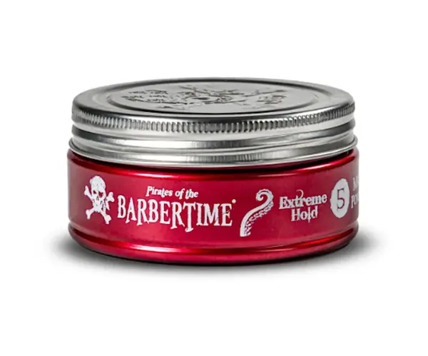 Matující pomáda na vlasy s extrémní fixací Barbertime Extreme Hold Matte Pomade No. 5 - 150 ml - Pirates of the Barbertime + dárek zdarma