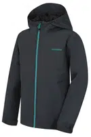 Husky Zunat K 140-146, dk. grey Dětská outdoorová bunda
