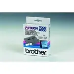 Brother TX-551, 24mm x 15m, černý tisk / modrý podklad, originální páska