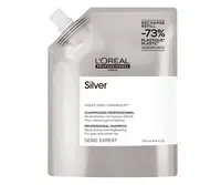 Neutralizační šampon na šedivé a bílé vlasy Loréal Professionnel Serie Expert Silver - 500 ml, náhradní náplň - L’Oréal Professionnel + dárek zdarma
