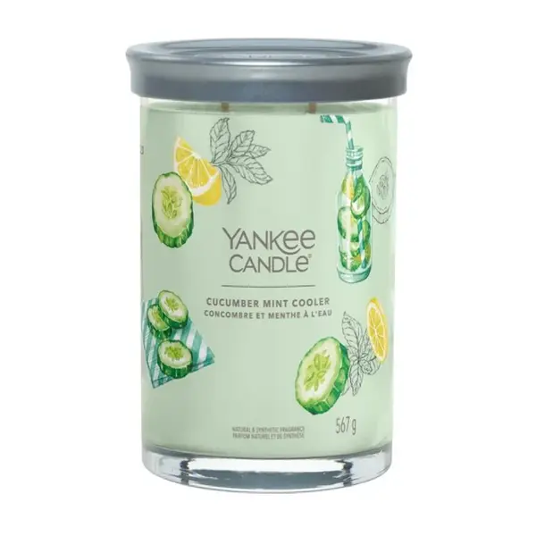 Yankee Candle Aromatická svíčka Signature tumbler velký Cucumber Mint Cooler 567 g
