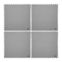 Fitness podložka inSPORTline EVA80 200x200x1 cm šedá