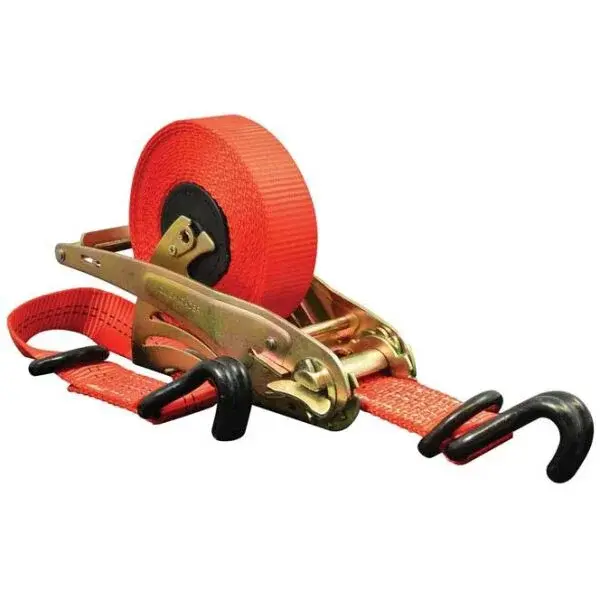 QUICKLOADER RETRACTABLE Samonavíjací jednodielny popruh s račňou, oranžová, veľkosť