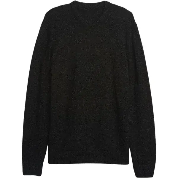 GAP V-WARMEST CREW Pánsky sveter, čierna, veľkosť