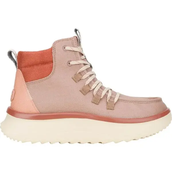 HEY DUDE WENDY PEAK APRES COATED TWILL Dámska zimná obuv, ružová, veľkosť