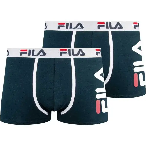 Fila BOXER 2-PACK M Pánske boxerky, tmavo modrá, veľkosť